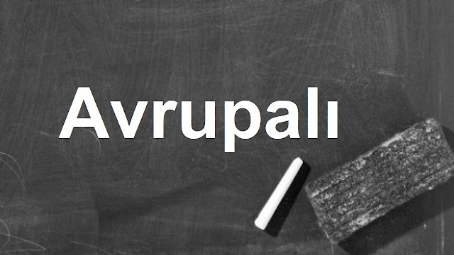 Avrupalı