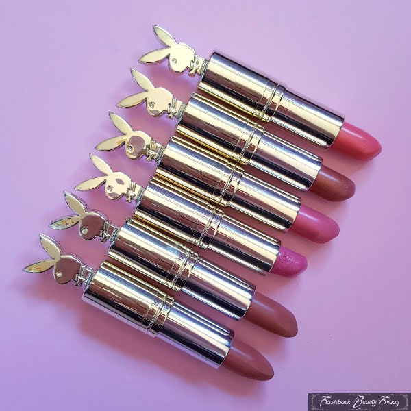 Playboy Miss Calendar Girl lipstick collection, Miss February, March, May, October, November, December