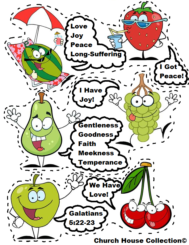 Printable Fruit Of The Spirit Craft