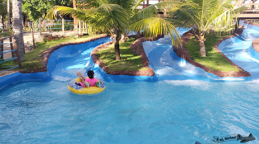 Toboágua infantil no Beach Park