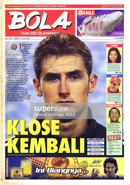 TABLOID BOLA: KLOSE KEMBALI