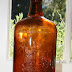 Fall Vignette:  Amber Glass