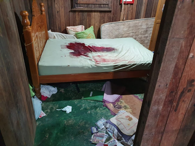 Mulher chega de velório e encontra marido morto com corte no pescoço Mulher chega de velório e encontra marido morto com corte no pescoço
