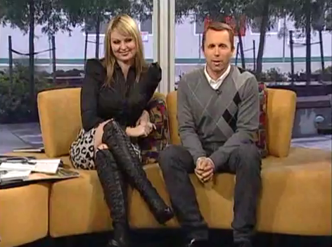 in front lace-up OTK Boots