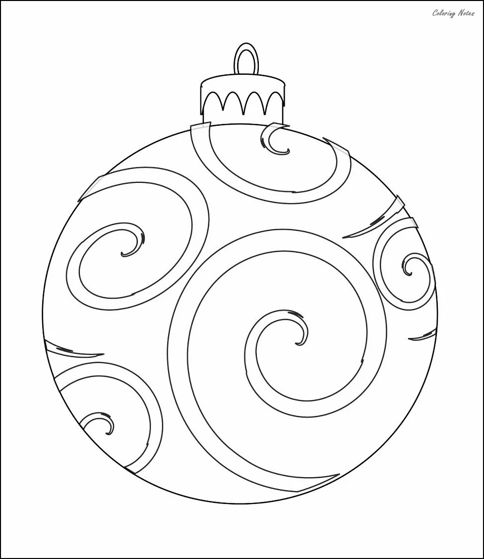 30 Best Christmas Ornaments Coloring Pages Free Printable COLORING