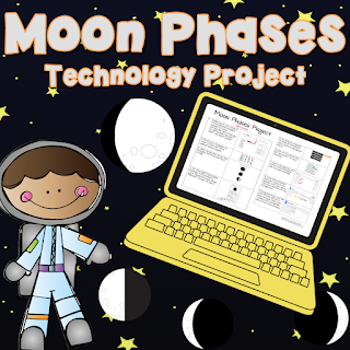 FREE moon phases technology project directions and rubric