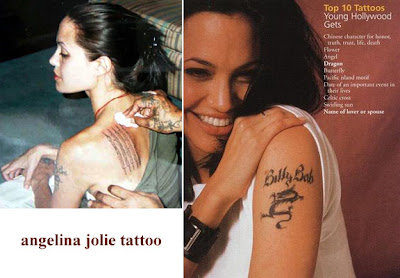 angelina jolie tattoo, tattoo artist