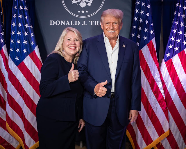 Debbie Lesko with Donald Trump