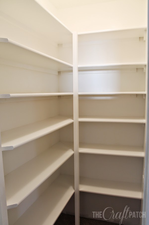 The Craft Patch: How to Build Pantry Shelves