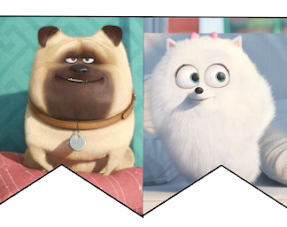 Secret Life of Pets Free Party Banner