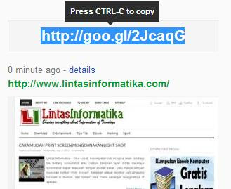 Cara Memperpendek Link URL