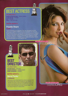 Priyanka Chopra backless in CineBlitz India - April 2009 how Photoshoot Pictures