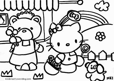 Hello Kitty Ausmalbilder