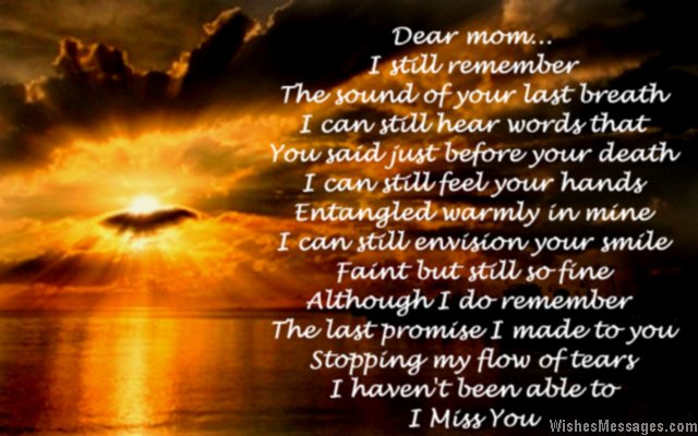  poems for mothers in heaven on mothers day