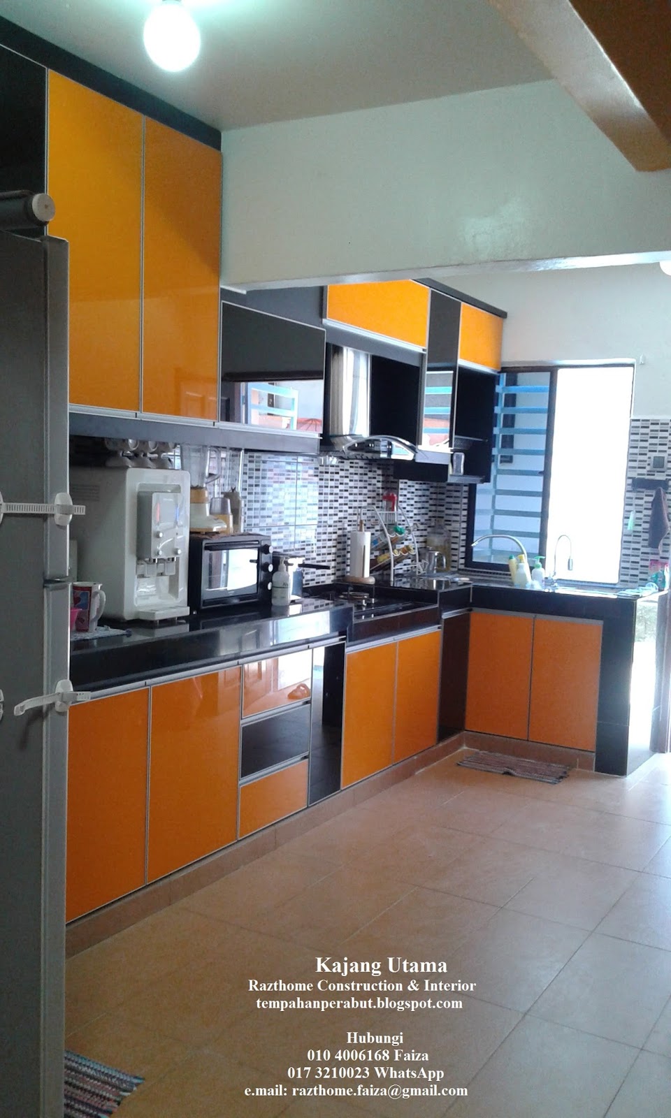  Kabinet Dapur Oren  Desainrumahid com