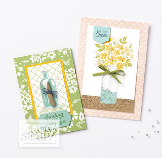 NEW Annual Catalog Showcase: 6 Stampin' Up! Bottled Happiness Card Ideas  #stampinup