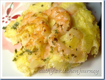 shrimp omelet