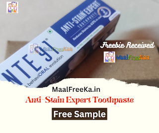Anti-Stain Expert Toothpaste -Freebie Received