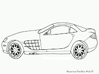 Mewarnai Mobil Mercedes-Benz SLR McLaren