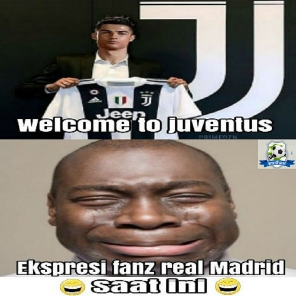 10 Meme Ronaldo Pindah Ke Juventus Ini Bikin Galau Fans Real