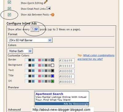 s ain characteristic of putting ads inwards betwixt posts Adsense ads inwards Blogger post body