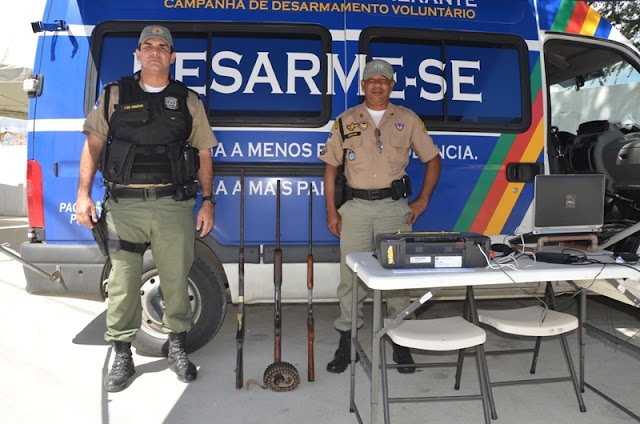 Posto Itinerante da Campanha do Desarmamento recolhe armas de fogo em Santa Cruz do Capibaribe