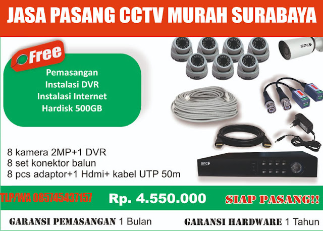 jasa pasang cctv murah surabaya no  1 - 085745437157