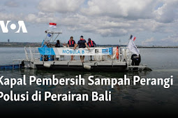 Kapal Pembersih Sampah Perangi Polusi di Perairan Bali