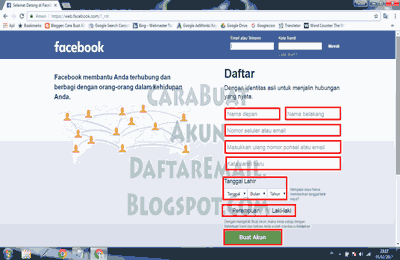 cara membuat facebook di hp android