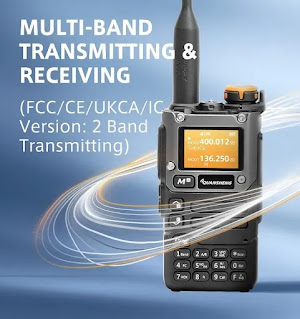 Quansheng UV-K5(8) Upgrade Version Portable Handheld Multiband Amateur Ham Radio Transceiver Scanner Frequency Counter UV-K6