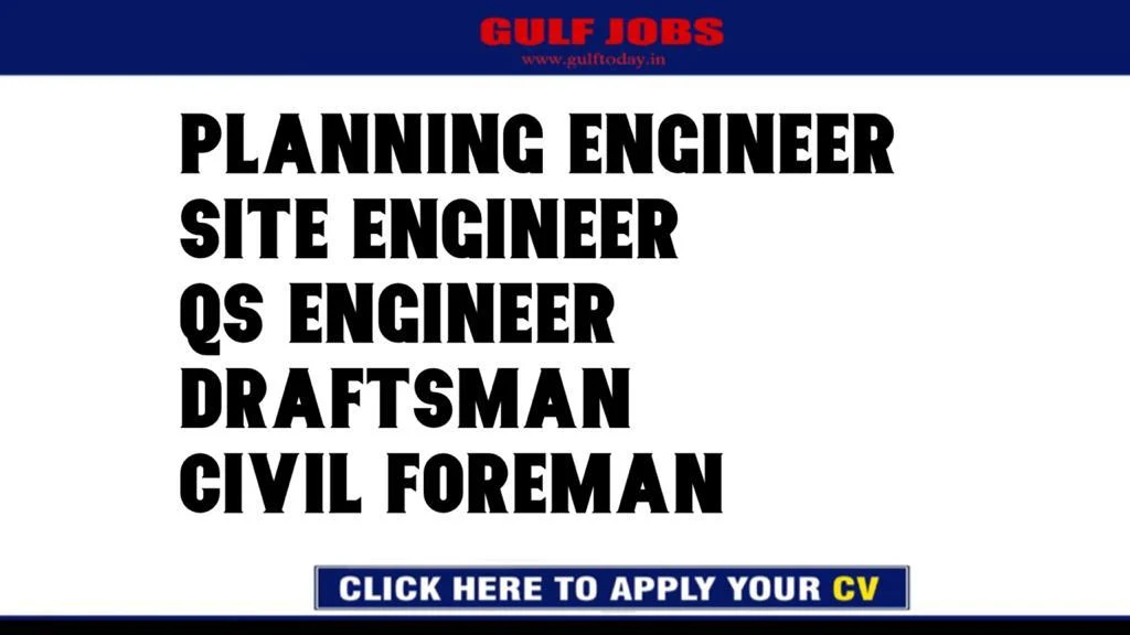 UAE Jobs-Planning Engineer-Site Engineer-QS Engineer-Draftsman-Civil Foreman