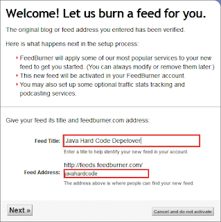 cara daftar feedburner