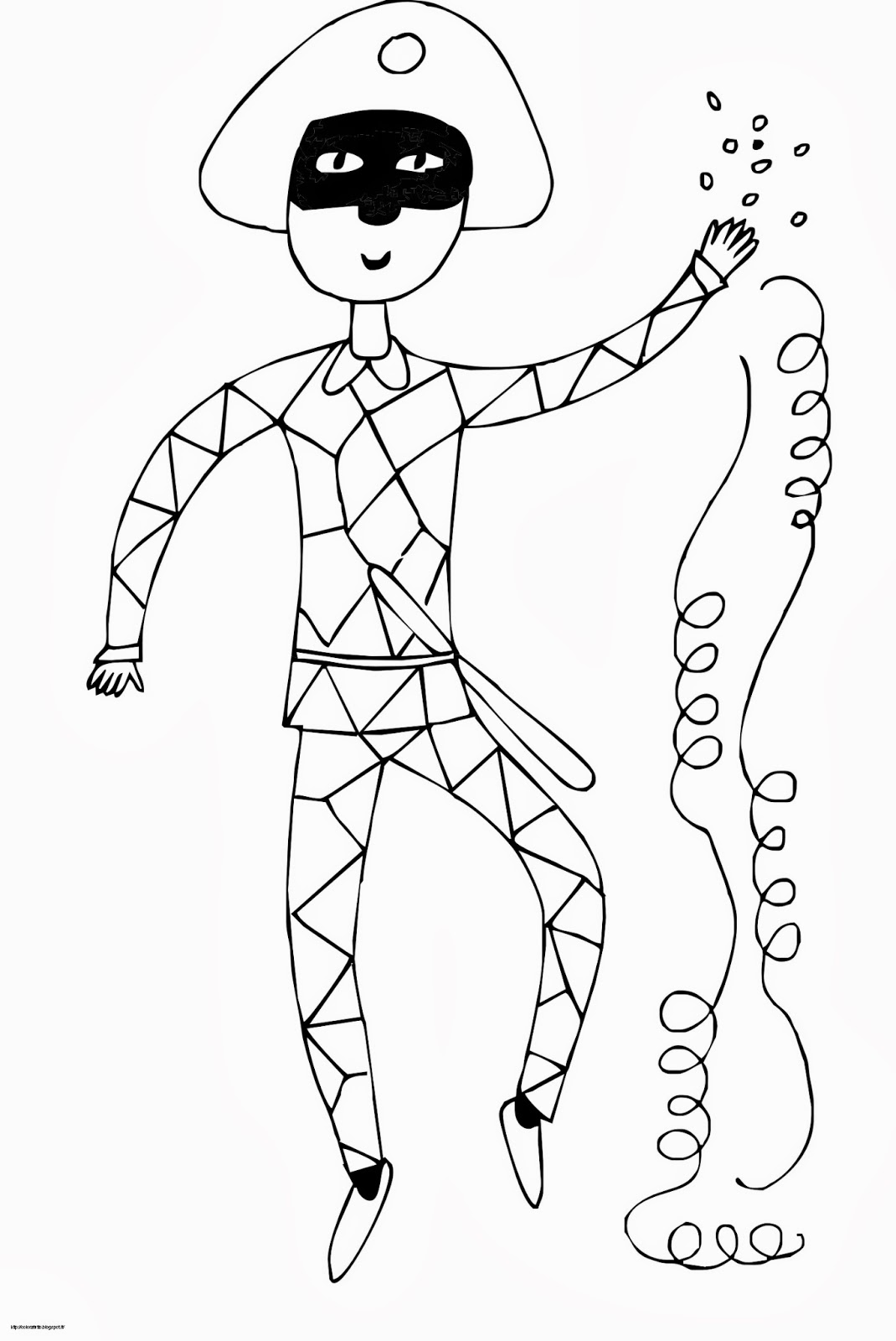 Eccovi una vera collezione di maschere veneziane da stampare e colorare e quelle originali Disegni e cartoline virtuali da inviare per il Carnevale