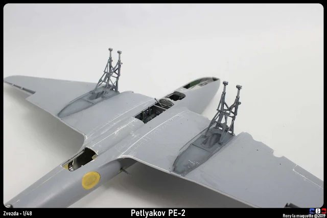 Les trains d'atterrissage du Petlyakov Pe-2