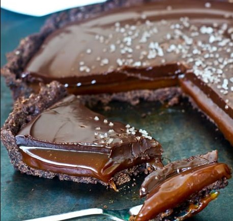 Chocolate Salted Caramel Tart #Chocolate #Tart