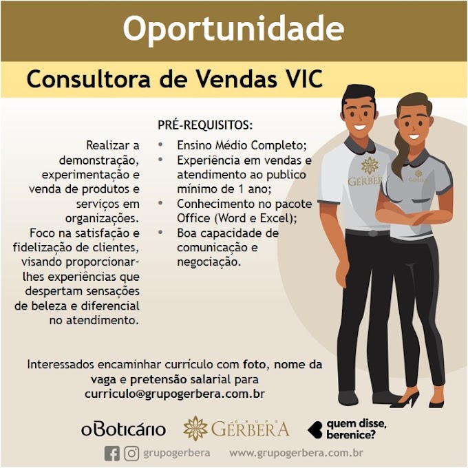 Assistente Administrativo/Técnico de Segurança do Trabalho/Consultora de Vendas