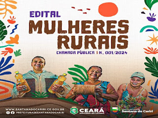 Edital Mulheres Rurais Chamada Pública IN. 001/2024