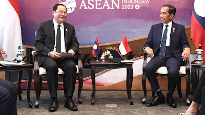 Presiden Jokowi dan PM Laos Sepakat Berantas Trafficking in Persons