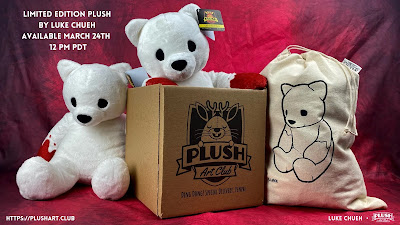 Luke Chueh Sad Bear Plush by Plush Art Club