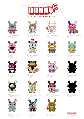 Kidrobot - Dunny Series 5 Collector's Checklist