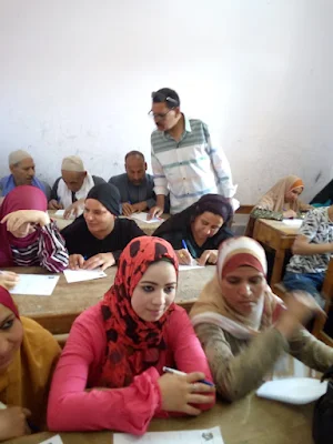جهود حثيثة لضمان سير الامتحانات التنشيطية بإدارة تعليم الكبار بسملوط فرع المنيا