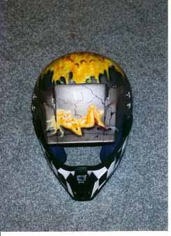 2012 Custom Airbrush Helmet 3