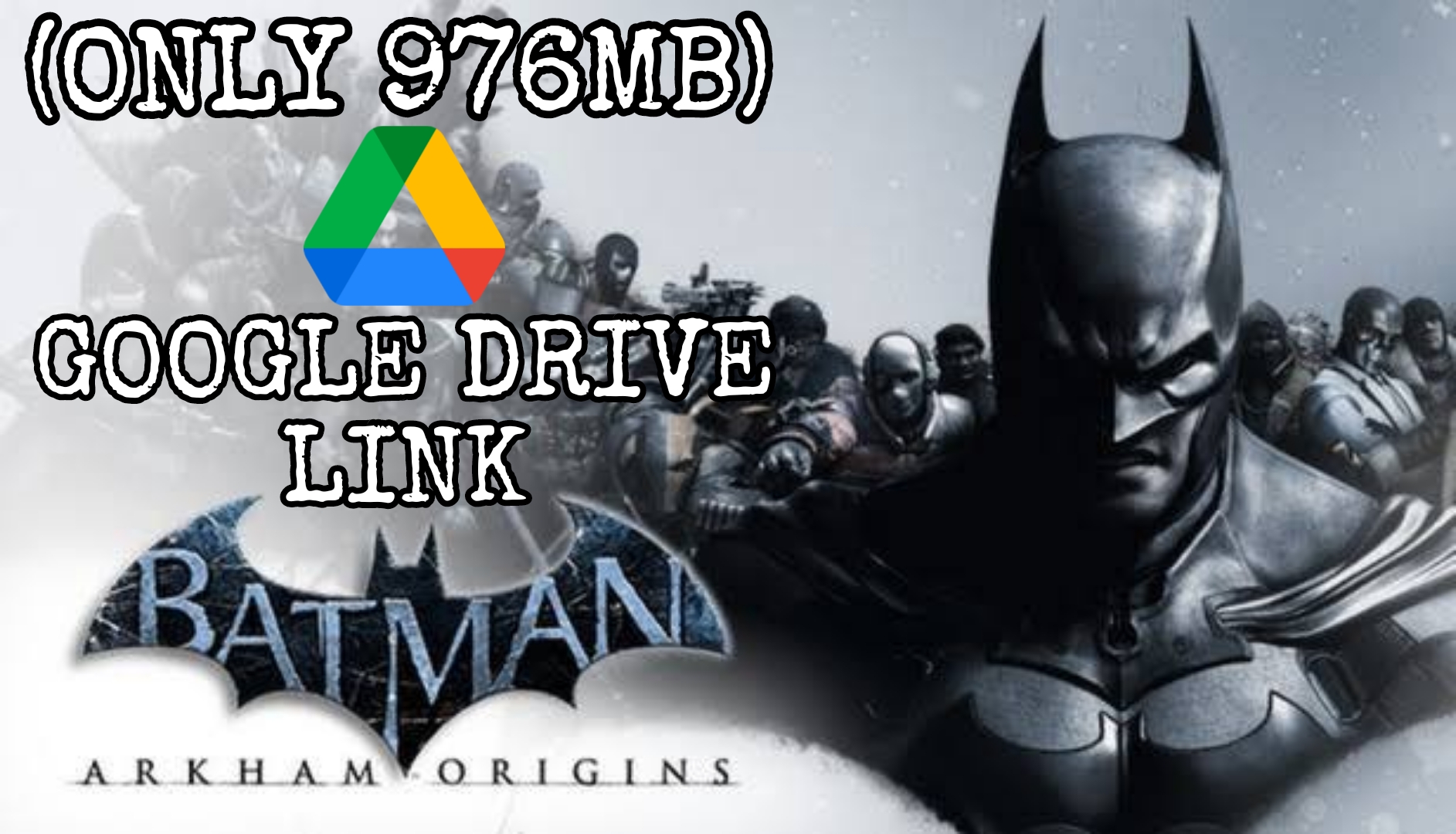 ONLY 976MB]Batman Arkham Origins PC Download Highly Compressed