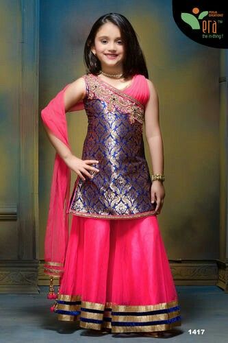 New sharara collection for little princes girls in Pakistan 2016
