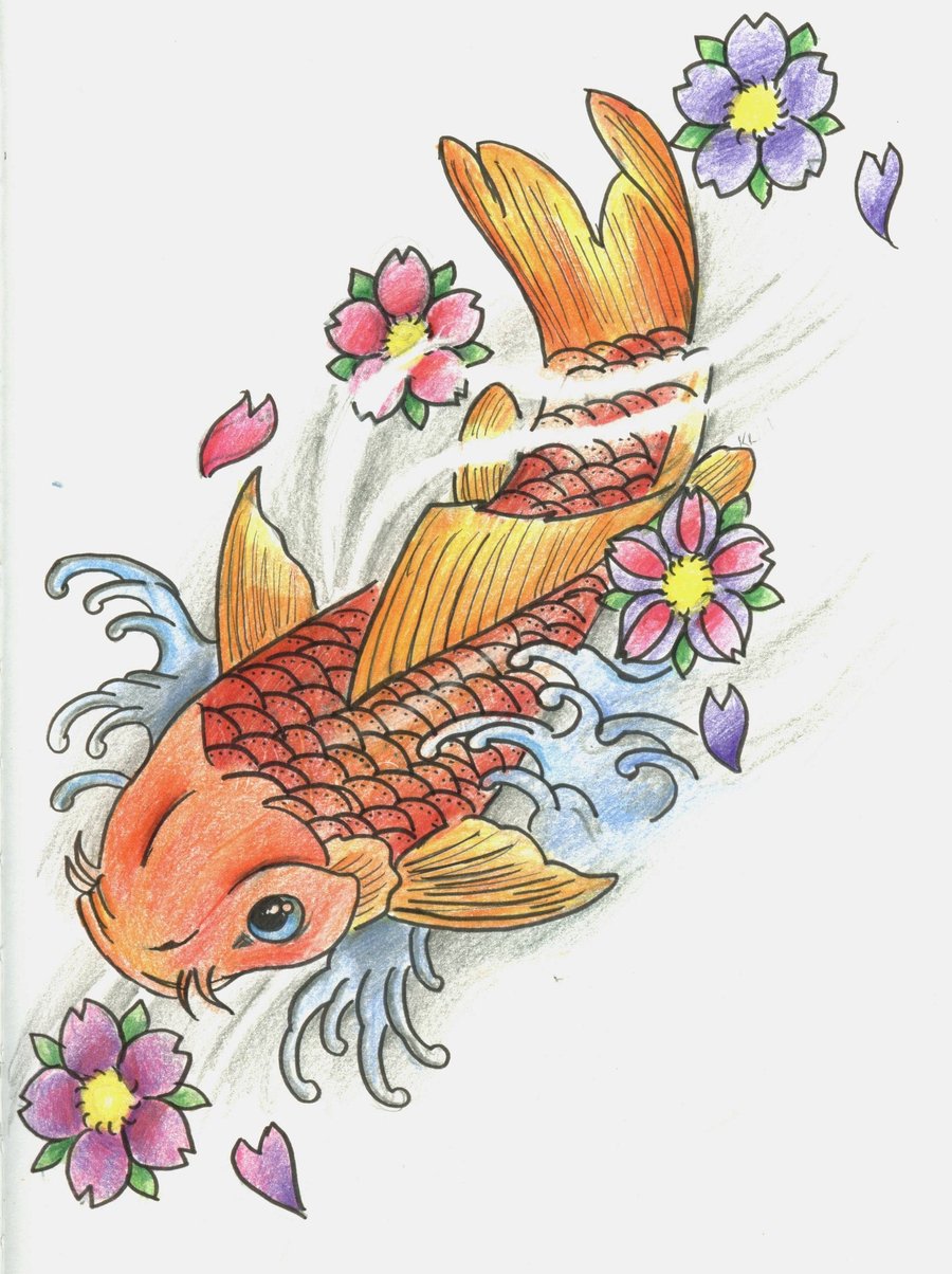 Koi Fish Tattoo Designs