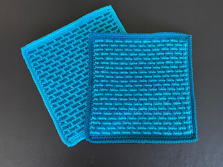 Brick stitch, Tunesisk hækling, Tunesian crochet, tutorial