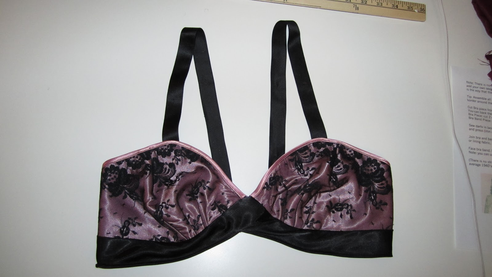 A Few Threads Loose: Lingerie Sew-Along: Resizing, Layout and Cutting your  bra, Part 2