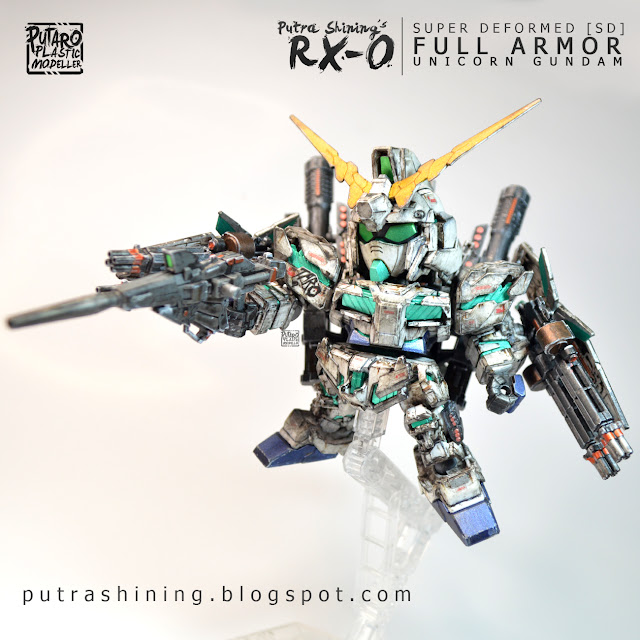 SD Full Armor RX-0 Unicorn Gundam by Putra Shining