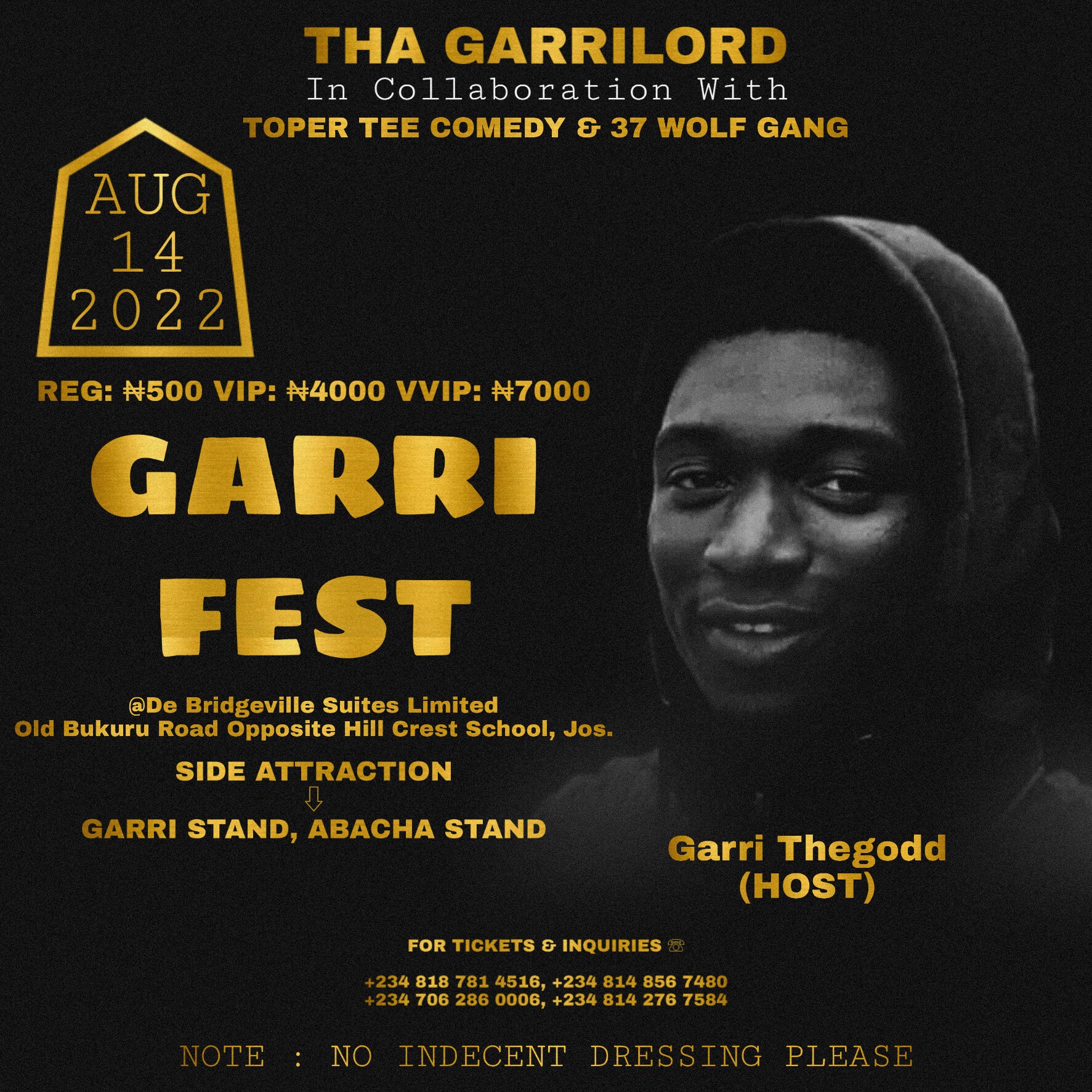 [EVENT] Jos Garri Festival – see details