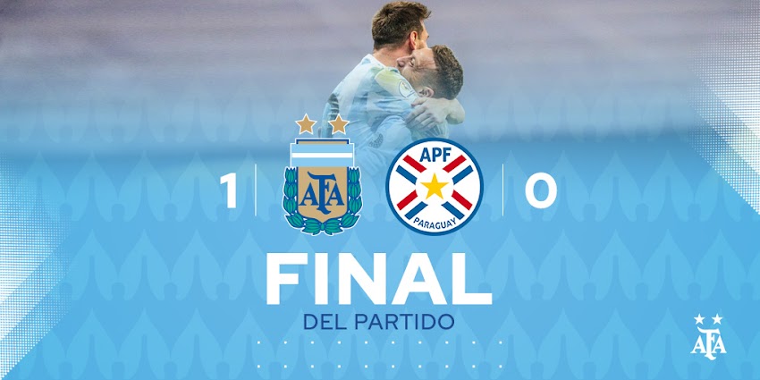 COPA AMÈRICA: Argentina derrota 1-0 a Paraguay